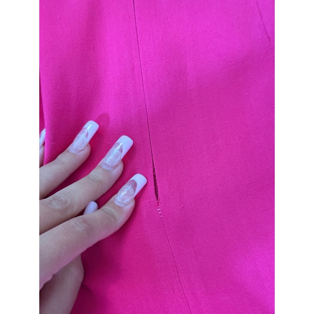 Vintage Skirt Bundle Rena Rowan Brown Wool & Talbots Pink Pencil Skirts Size 4 - Picture 4 of 6